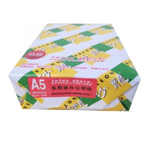 天章（TANGO）沙龙复印纸80gA5500张/包20包/箱黄色