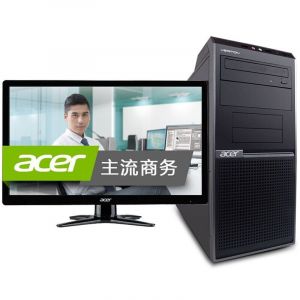 Acer（宏碁）Veriton D430 6514商用台式电脑G3900/IntelH110/4G/1T/无光驱/集成显卡/FreeDos/三年上门/19.5寸显示器