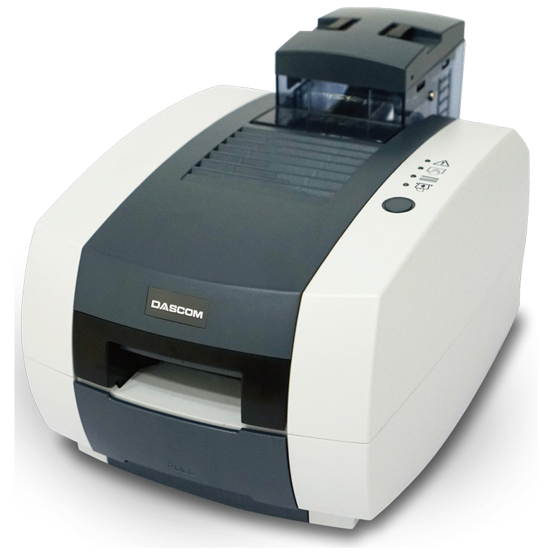 得实证卡打印机DC-1300直热式300DPI可擦写智能卡打印机
