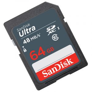 闪迪（SanDisk）64GB读速48MB/s至尊高速SDXCUHS-I存储卡Class10SD卡