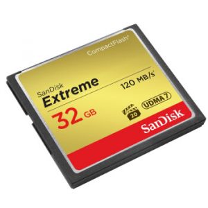 闪迪（SanDisk）32GB读速120MB/s写速85MB/s至尊极速CompactFlash存储卡UDMA7CF卡