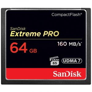 闪迪（SanDisk）64GB读速160MB/s写速150MB/s至尊超极速CompactFlash存储卡UDMA7CF卡