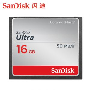闪迪（SanDisk）16GB读速50MB/s至尊极速CompactFlash存储卡CF卡