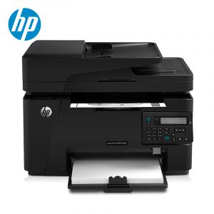 HP惠普LaserJetProMFPM128fn黑白激光多功能一体机打印复印扫描传真