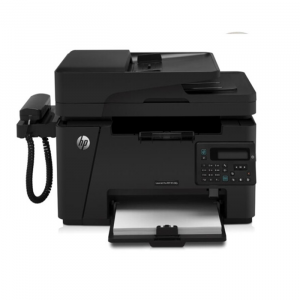 HP惠普LaserJetProMFPM128fp黑白激光一体机打印复印扫描传真电话手柄