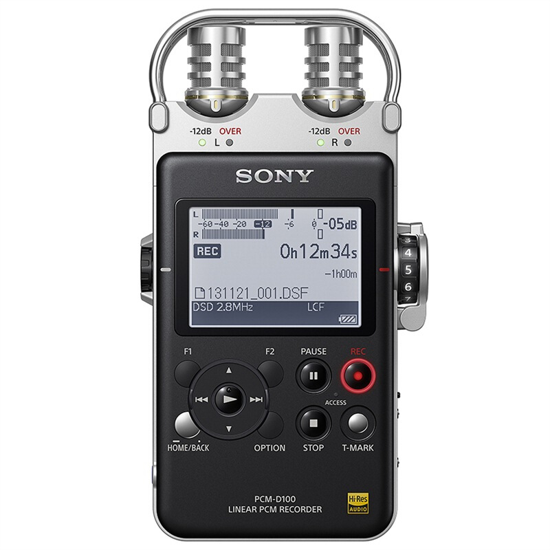 索尼（SONY）PCM-D100数码录音棒/录音笔专业DSD录音格式黑色