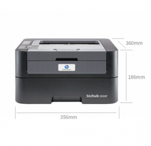 柯尼卡美能达（KONICA MINOLTA）bizhub 2600p 办公家用打印机A4黑白 单功能双面 激光打印机 (官方标配）